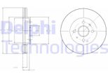 2X Disco Freno Delphi BG4213 Per Subaru Justy Iv Per Daihatsu Sirion (M3_) 42Mm