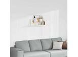 Vidaxl Scaffale Galleggiante Bianco 90X23,5X3,8 Cm Mdf