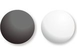 2 Colori A Base D'acqua Con Effetto Vetro Colorato - 25 Ml - Bianco E Nero