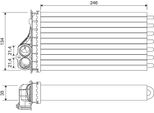 Valeo 811567 - Scambiatore Di Calore Oe 6448 N3, Riscaldatore Per Xsara
