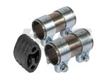 Kit Di Montaggio Silenziatore Hjs 82 23 9030 Centrale Per Renault Logan I (Ls)