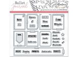 Timbri Stampo Bullet Journal - Cornici, Organizzazione Della Settimana