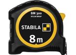 Stabila Bm 300 Metro Tascabile, 8 M, Scala Metrica Bifacciale, Gancio Spikes