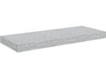 Vidaxl Scaffale Galleggiante Grigio Cemento 60X23,5X3,8 Cm Mdf