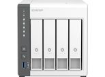 Qnap TS-433 Nas Tower Arm Cortex-A55 4 Gb 0 Tb Qnap Qts White