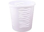 Branq Zebra - Cestino Per Carta, 10L - Bianco