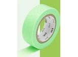 Nastro Adesivo Decorativo Monocolore - Verde Fluo - 1,5 Cm X 7 M