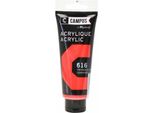 Colore Acrilico 100 Ml - Rosso Cadmio Medio N. 616