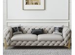 Divano In Pelle Vellutata Divano Da Salotto Divano Chesterfield 3 Posti Tre Posti Tappezzeria