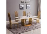 Tavolo Tavolo Da Pranzo In Metallo Mega Design Tavoli In Metallo 140X80 Sala Da Pranzo Mobili