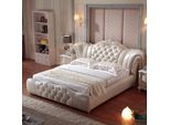 Letto Chesterfield Design Tessile Velluto Imbottitura Pelle Letti Hotel Camera Da Letto Nuovo
