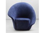 Lusso Tv Club Poltrona Imbottita Design Divano Divano Relax Tessuto Lounge