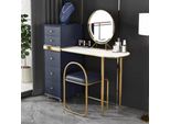 Tavolino Da Toilette Specchio Sgabello Set Comò Camera Da Letto Nuovo Tavolo Consolle Make Up