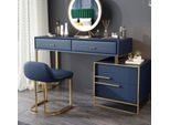 Tavolino Da Toilette Tavoli Consolle Moderni Sgabello Tavolino Da Trucco 2Pz.
