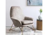 Soggiorno Lounge Club Relax Divano Beige Lusso Design Mobili Sala Da Pranzo Poltrona Nuovo