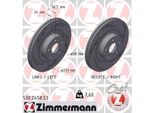 2X Disco Freno Zimmermann 530.2458.53 Per Toyota Gt 86 Coupe (ZN6_) 56Mm 7 7Kg