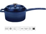 Lava Metal Beccuccio Ø 16 Cm, 1,35 L, Ghisa, Blu Lava Metal LVYSOS16K2BLU
