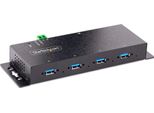 Startech.Com 5G4AINDNP-USB-A-HUB Hub Di Interfaccia Usb 3.2 Gen 1 (3.1 Gen 1) Tipo-B 5000 Mbps Nero