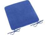 Cuscino Liscio Korall Micro - 40X40 Cm - Blu