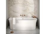 Vasca Da Bagno Autoportante Ravak Ypsilon Wall 178X86 Cm Bianco Neve XC00100028