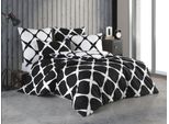 Biancheria Da Letto Estesa In Cotone 140X220, 70X90Cm Noir