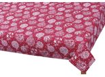 Tovaglia Natale - 120X140 Cm - Rosso,Beige