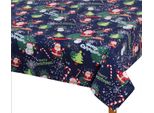 Tovaglia Natale - 120X140 Cm - Blu