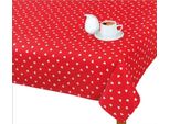 Tovaglia AdÉLa - 70X70 Cm - Rosso,Bianco