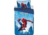 Spiderman Bettbezug, Web - Einzel - 140 X 200 Cm - Baumwolle