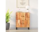 Vidaxl Credenza A 4 Ante 60X33X75 Cm In Legno Massiccio Di Acacia