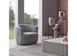 Poltrona Elegante Soggiorno Mobili Morbidi Grigio Design Lounge Club Monoposto