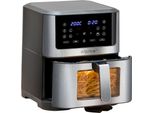 Alpina Airfryer Xxl - Friggitrice Ad Aria Calda Da 8 Litri - Friggitrice Ad Aria Per 6 Persone E Oltre - Forno Ad Aria Calda Con Touch Screen Digitale - Temperatura Regolabile Da 80 A 200 Gradi - Funzione Keep Warm