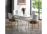 Set Di Sedie Per Sala Da Pranzo 6X Sedie+Tavolo Da Pranzo Gruppo Di Mobili Nuovo