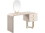 Tavolino Con Specchio Camera Da Letto Bianco Jvmoebel