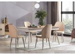 Set Completo Di Design 6X Sedie+Tavolo Da Pranzo Set Di Design Per La Sala Da Pranzo Nuovo