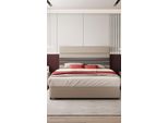 Letto Design Moderno Lusso Letti Imbottiti Tessuto Letti Tessile Tessile