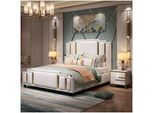 Cameretta Design Letto 2X Comodino Legno Completo 3 Pezzi