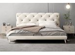 Letto Comodino 3 Pezzi Cameretta Design Moderno Letti Beige
