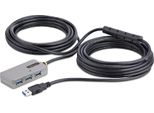 Startech.Com U01043-USB-EXTENDER Hub Di Interfaccia Usb 3.2 Gen 1 (3.1 Gen 1) Tipo-A 5000 Mbps Nero, Argento