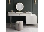 Tavolino Da Toilette Bianco Di Design Per La Camera Da Letto, Console Jvmoebel