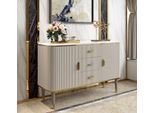 Soggiorno Moderno In Legno Grigio Credenza Di Design Jvmoebel