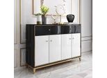 Sala Da Pranzo Cassettiere Moderne Credenza Nera Legno Jvmoebel