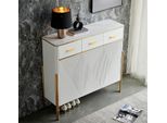 Cassettiere Credenza In Legno Bianca Jvmoebel