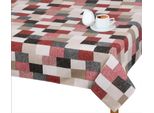 Tovaglia Ema - 70X70 Cm - Borgogna