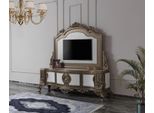 Soggiorno Rtv Stand Tv Credenza Bassa Legno Tavolo Marrone Lusso