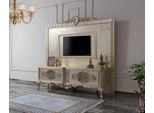 Credenza Porta Tv Bassa Rtv Legno Oro Tavolo Soggiorno Lusso