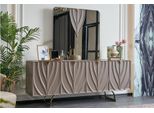 Credenza Con Specchio Sala Da Pranzo Legno Marrone Jvmoebel