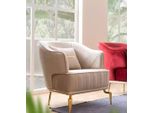 Poltrona Da Salotto Poltrona Girevole 1 Posto Design Moderno Rosso Tessile
