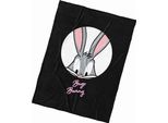 Coperta In Micropush Bugs Bunny Black Art 150X200 Cm