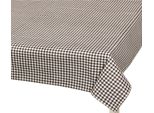 Tovaglia Berta - 70X70 Cm - Marrone,Bianco